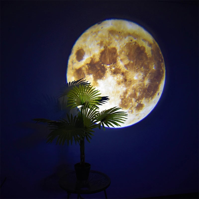 Mond-Erde-Projektion LED-Lampe