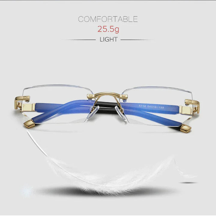Karnz | Progressive Lesebrille mit hoher Härte und Anti-Blaulichtfilter für die Ferne und die Nähe