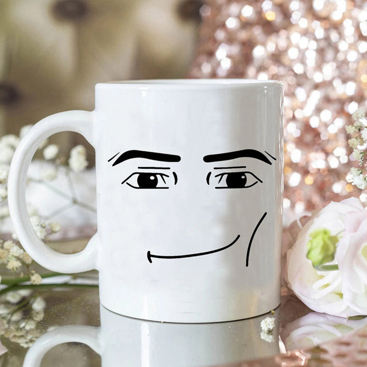 Emoji bedruckte Keramiktasse | Karnz