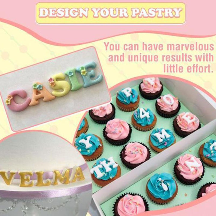 Druck Fondant Kuchen Werkzeug Set | Karnz