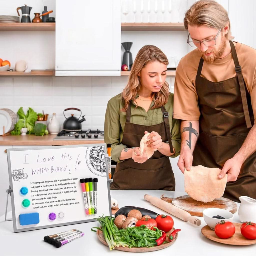 Tragbares magnetisches Whiteboard mit Ständer und Zubehör