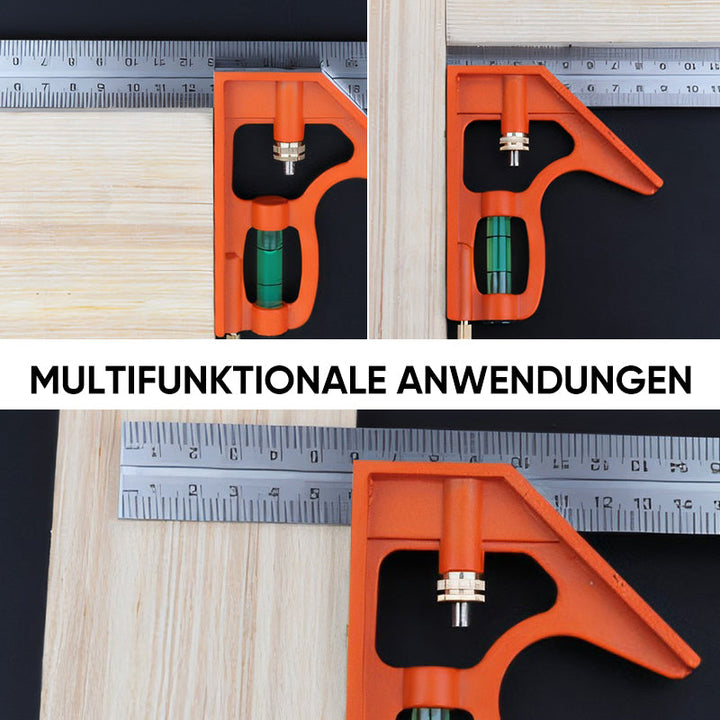 Multifunktionales 90-Grad- und 45-Grad-Winkellineal | Karnz