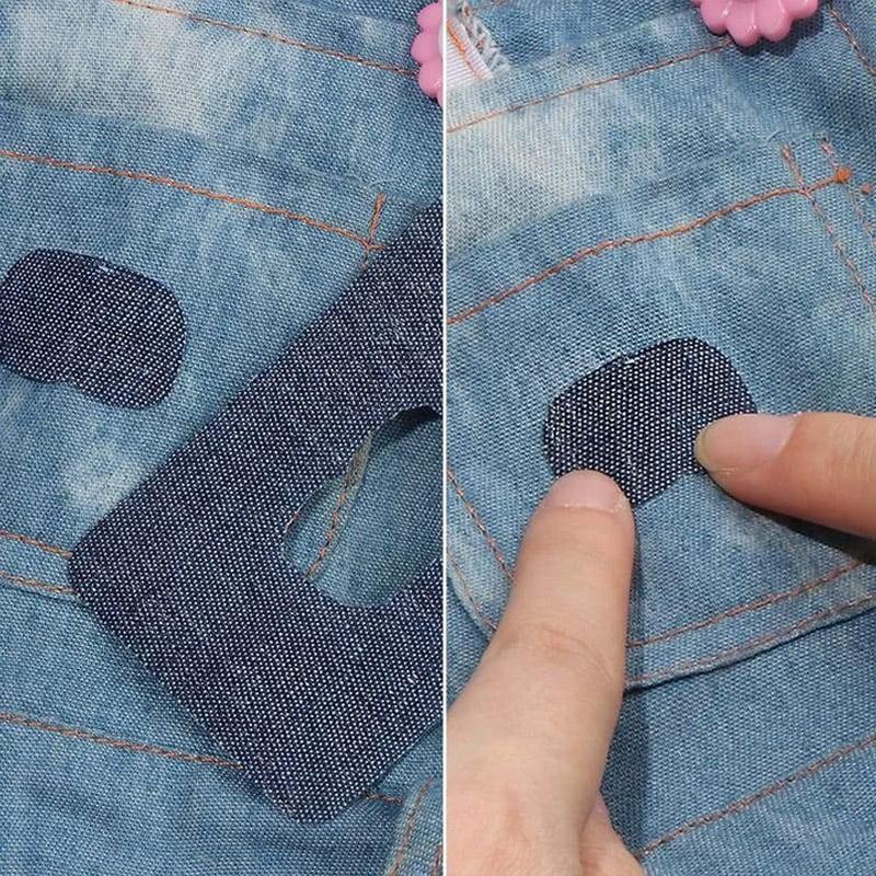 Selbstklebender Jeans-Wiedergeburts-Aufnäher