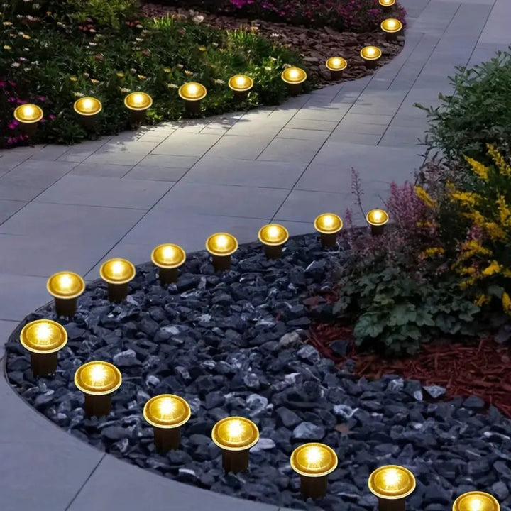 LumaTerra – 15er-Pack Solar-Gartenweglichter
