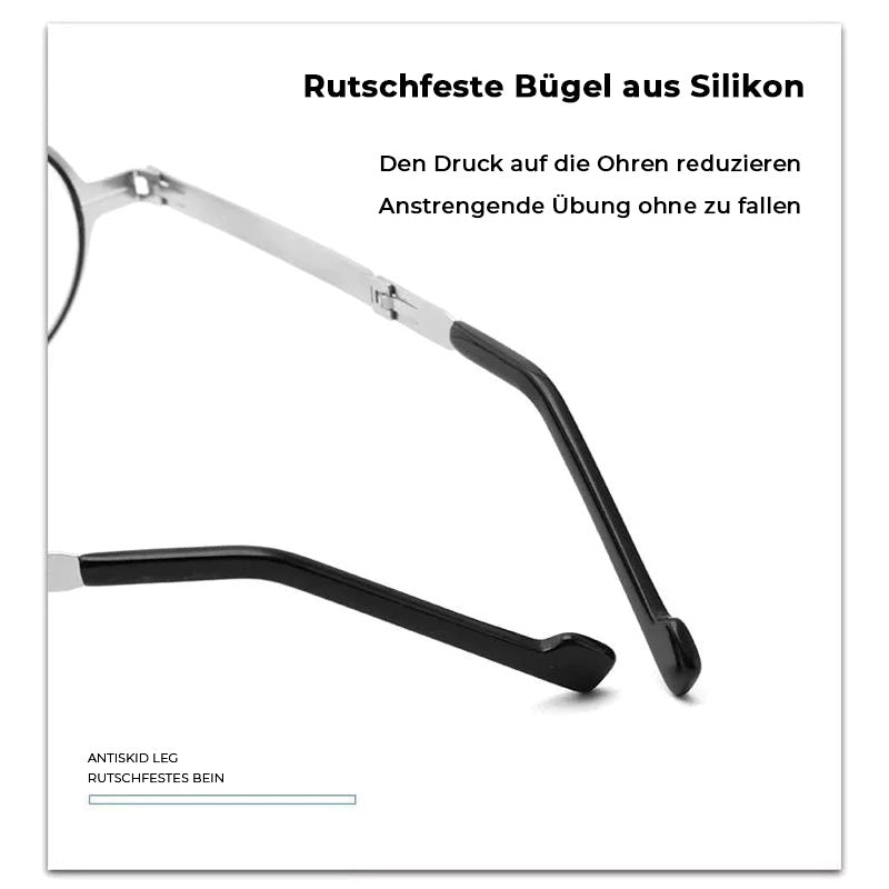 Karnz | Ultraleichte Falt-Lesebrille mit Blauschutz