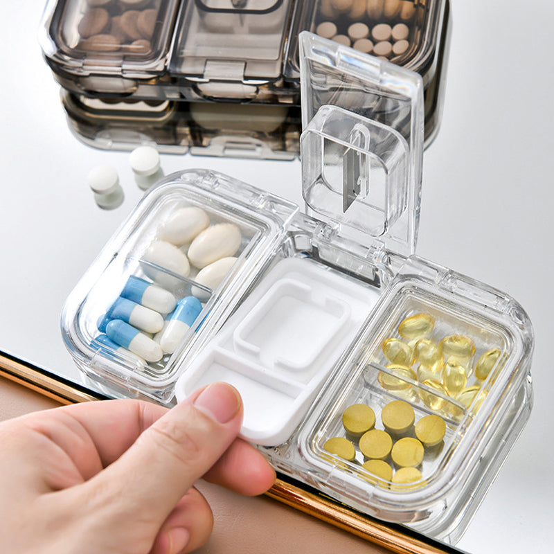 Rechteckige Pillenbox Organizer Behälter | Karnz