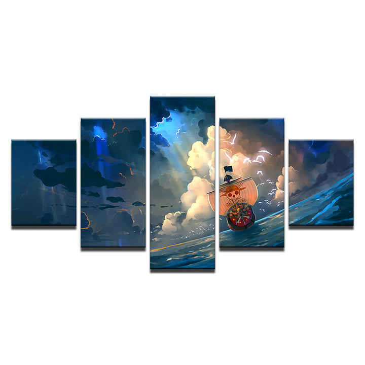 Pirate Paradise 5 Stück - Leinwand Wandkunst Gemälde