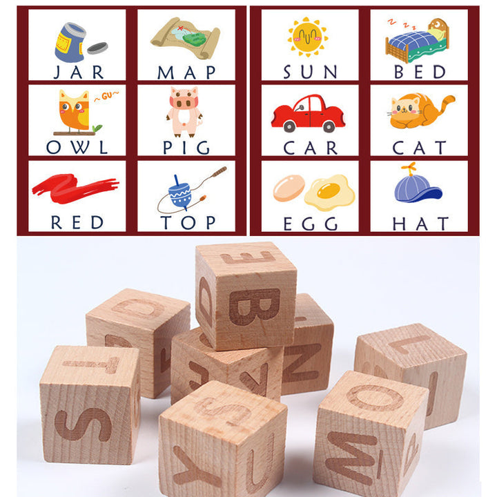 Alphabet-Bausteinspielzeug für Kinder | Karnz