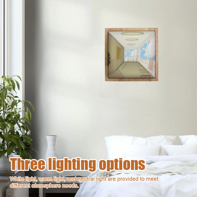 3D-Naked Eye Vision Wandlampe | Atemberaubende Wandambiente | Karnz