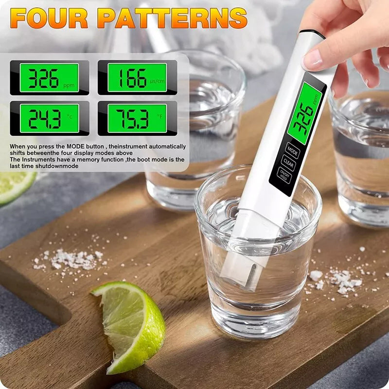 Karnz | Neuer 4 in 1 Tds Meter Digital Wasser Tester