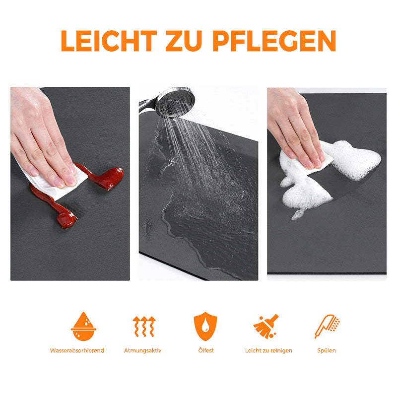 Super saugfähige Abtropfmatte für die Küche | Karnz