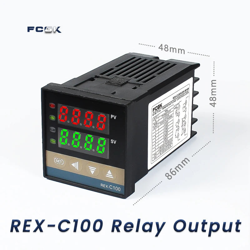 REX-C100 SSR-Ausgangsthermostat Digitaler Timer | Karnz