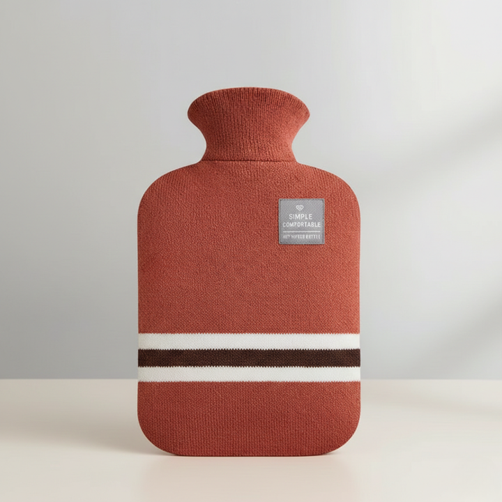 Wärmeflasche 2L mit Strickbezug | Karnz