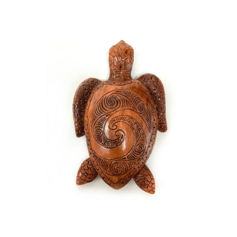 Holzskulptur Hawaii-Schildkröte | Karnz