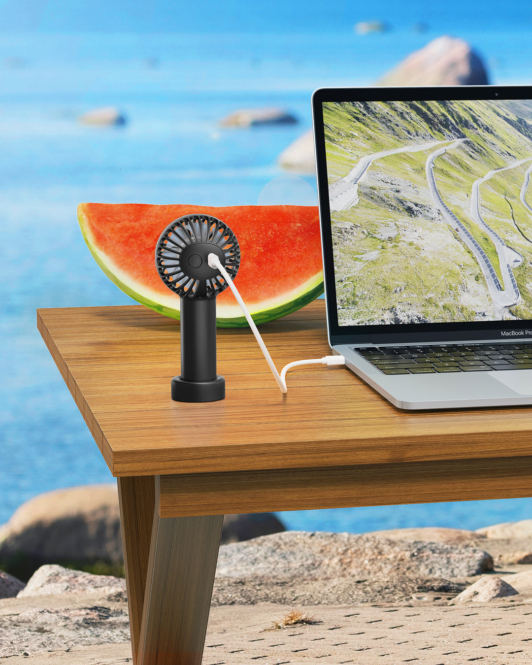 Mini tragbarer Ventilator Leistungsstarker tragbarer Ventilator Wiederaufladbar | Karnz