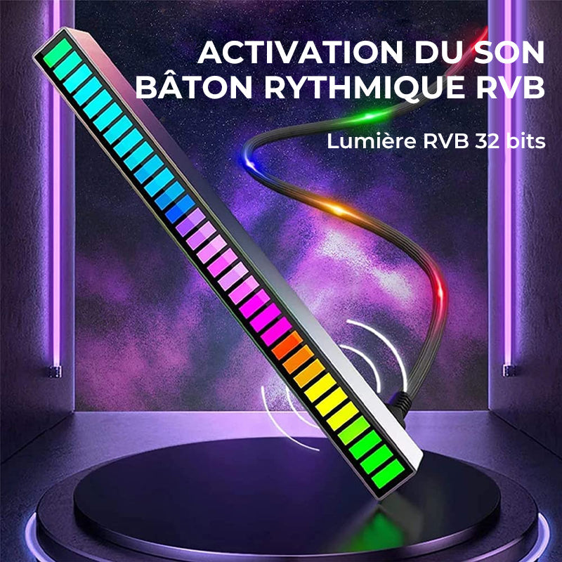Sound-aktivierte RGB-Lichtleiste drahtlos | Karnz