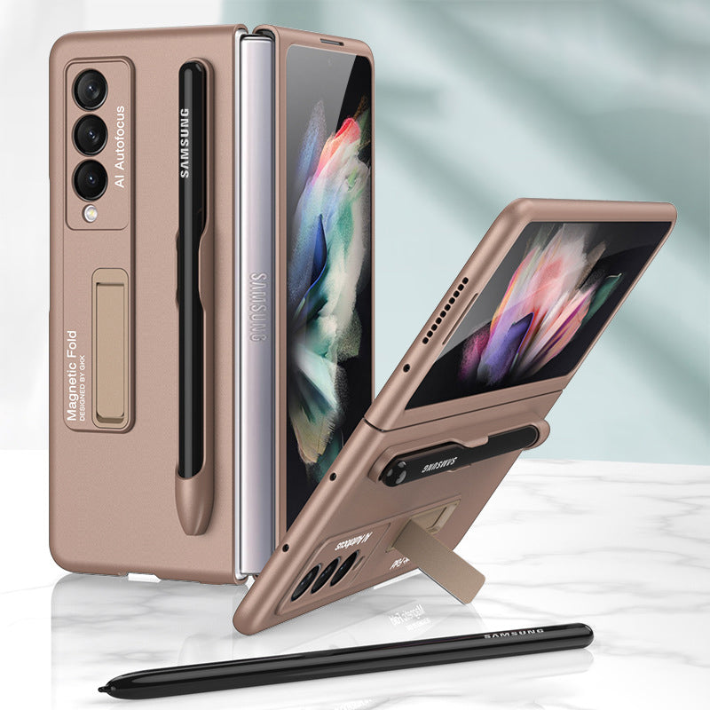 Modische Schutzhülle mit Ständer und Stiftfach für Samsung Galaxy Z Fold 3