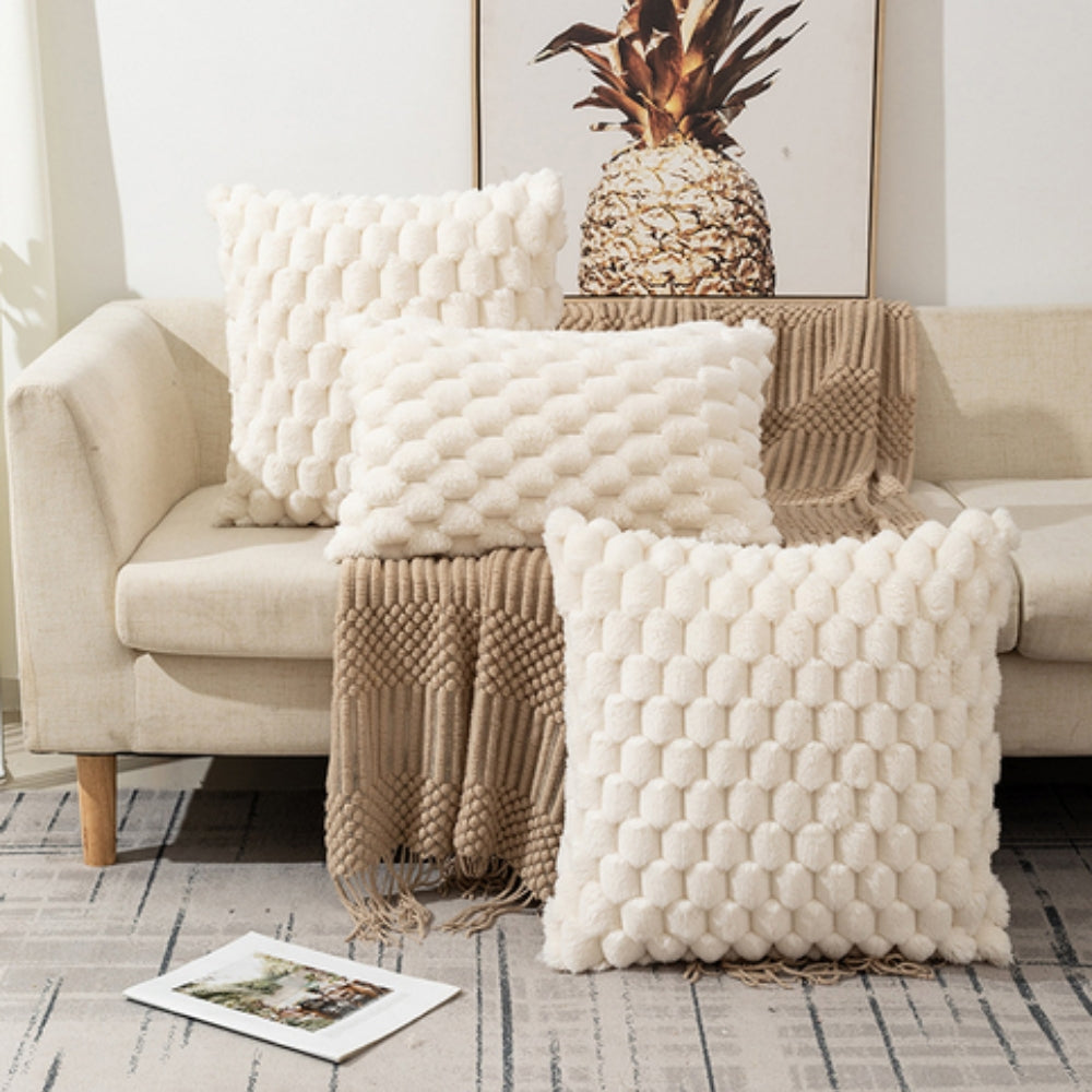 VelvetSoft Kissenbezug – Ultraweicher Plüschbezug für Sofa oder Bett | Karnz