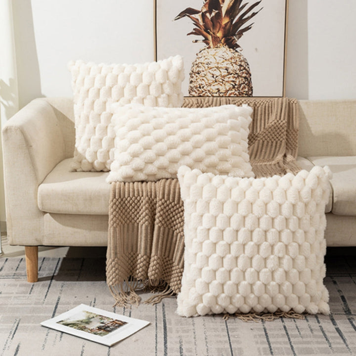 VelvetSoft Kissenbezug – Ultraweicher Plüschbezug für Sofa oder Bett | Karnz