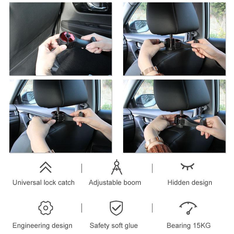 Kopfstützenhalter Auto-Haken | Karnz