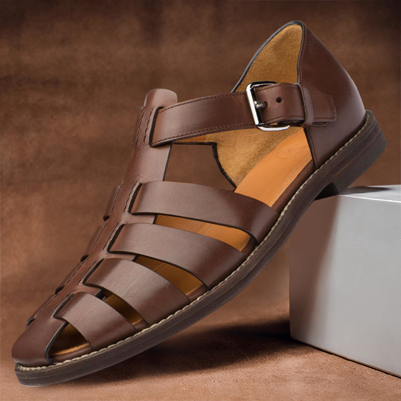 Sandsberg | Leder-Sandalen | Bequemes und Atmungsaktives Sommerdesign