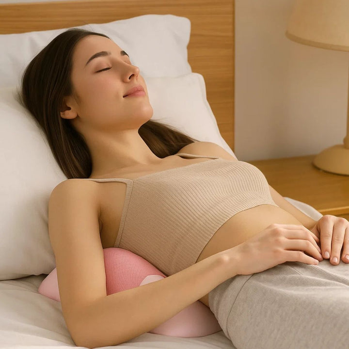 SpineEase | Memory-Schaum Lendenwirbelstützkissen – Linderung von Rückenschmerzen – Atmungsaktive Hülle – Ergonomische Schlafhilfe Karnz