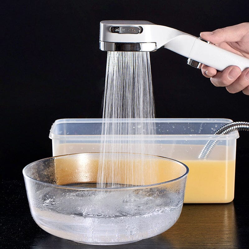 4-Modus Handheld Druckdusche Kopf mit Pause Schalter | Karnz