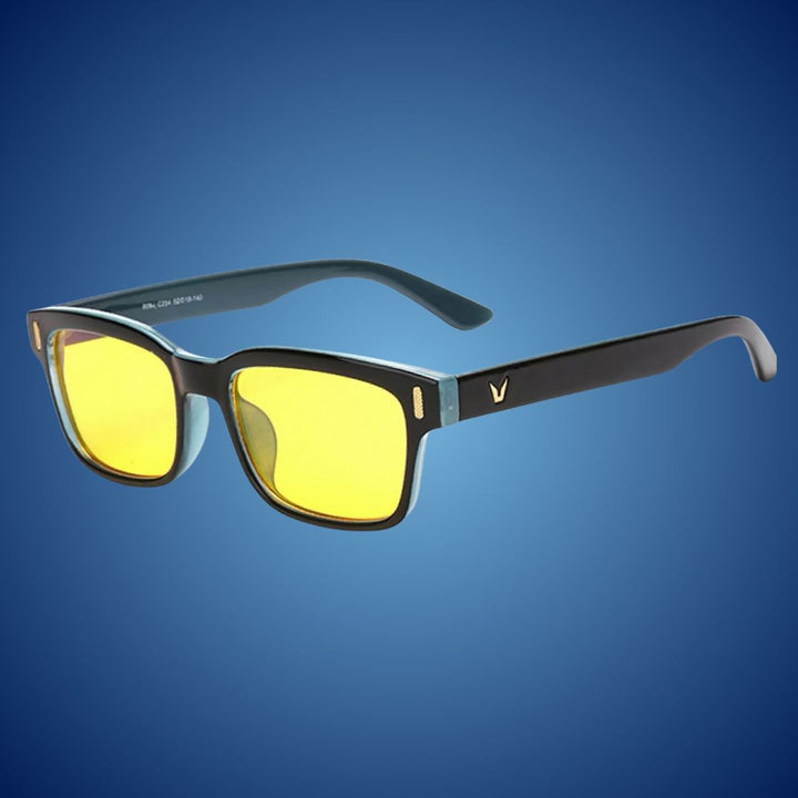 EyeShield Pro Blaulichtschutzbrille | Mit UV-Schutz - Reduziert Augenmüdigkeit - Verbessert die Schlafqualität - Lindert Augenmüdigkeit Karnz