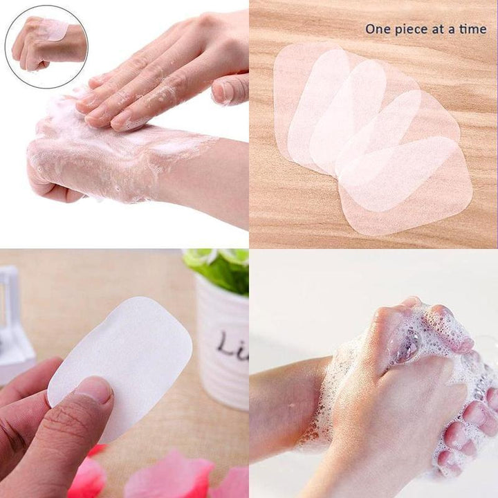 Tragbare Handwaschpapier 5 Boxen (100 Stk) | Karnz