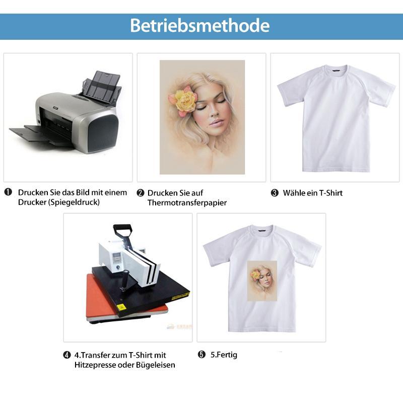 Basteln Transferpapier für Inkjetdrucker（5 Blätter） | Karnz