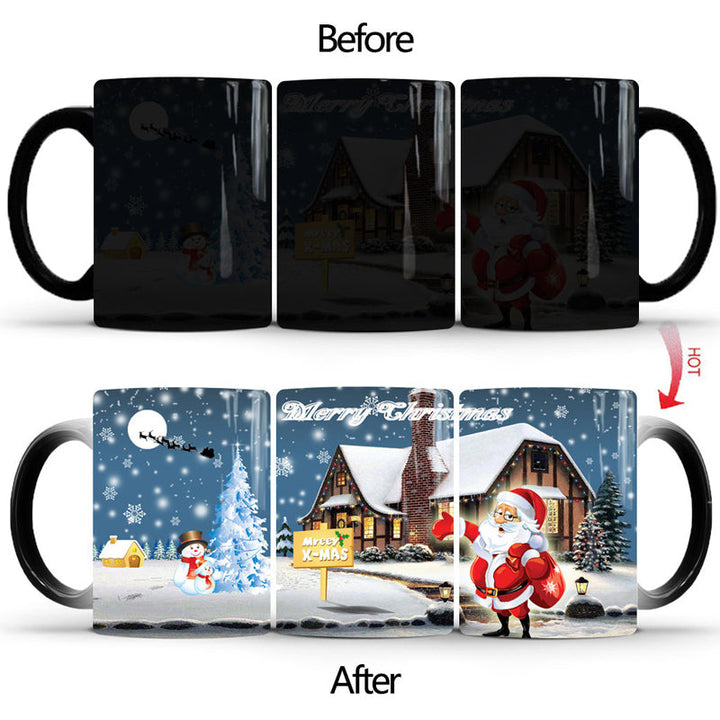 Weihnachtsfarbenwechselnde Tasse | Karnz