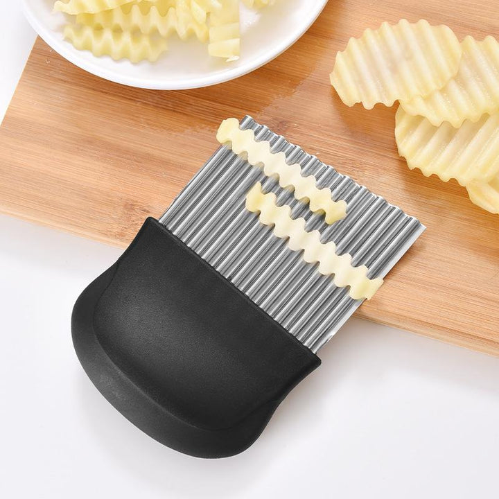 Wavy Blade Pommes Frites Schneider aus Edelstahl | Karnz