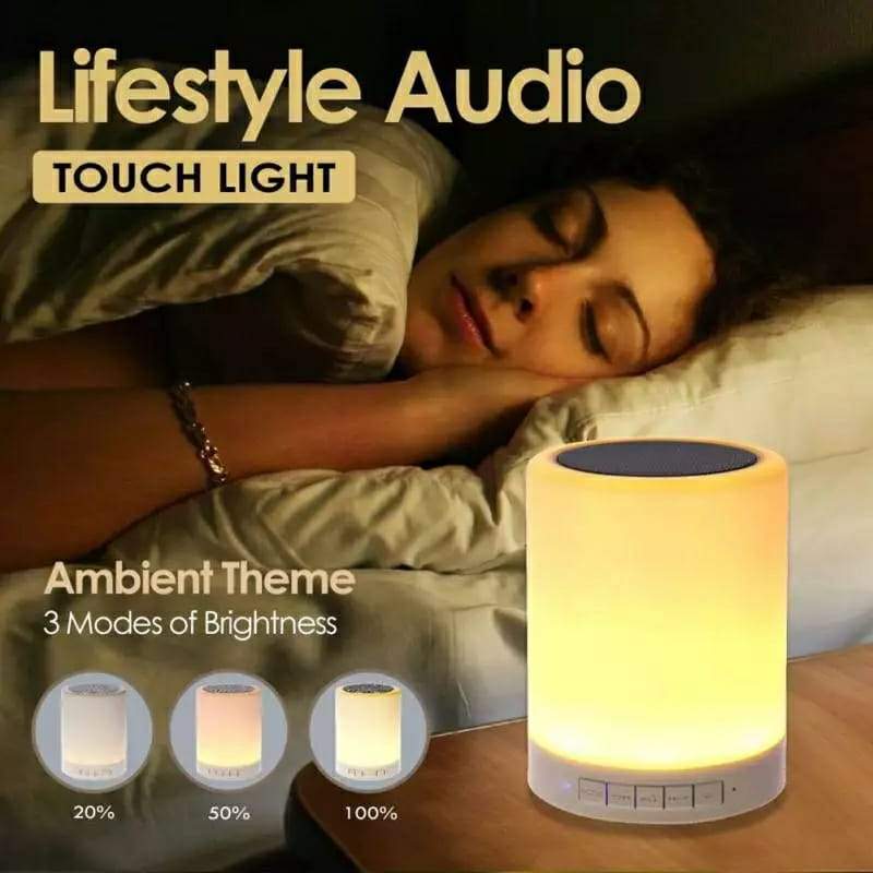 Buntes LED-Nachtlicht Bluetooth-Touchpad-Drahtloser Lautsprecher Karnz