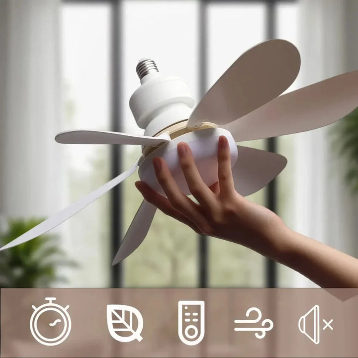 Deckenventilator LED mit Fernbedienung und dimmbaren Licht | Karnz