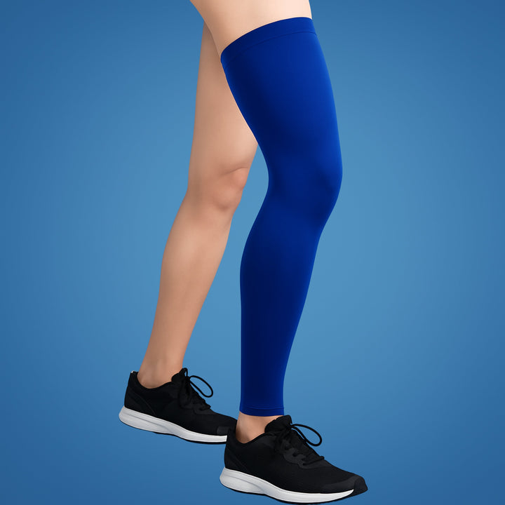 FlexiRelief | Full leg compression sleeve – Knee support – Graduated compression – Pain relief – Recovery – Swelling reduction Calf