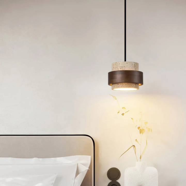 Karnz | Elegante Wabi Sabi Stil Pendelleuchte für moderne Interieurs