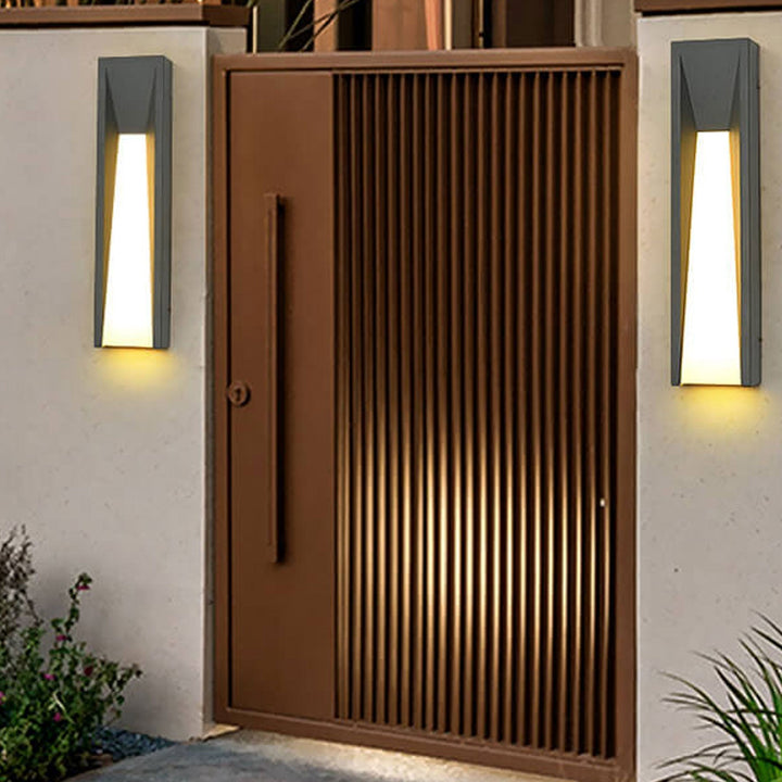 Wasserdichte Einfache Streifen Design LED Außen Wandleuchte Lampe | Karnz