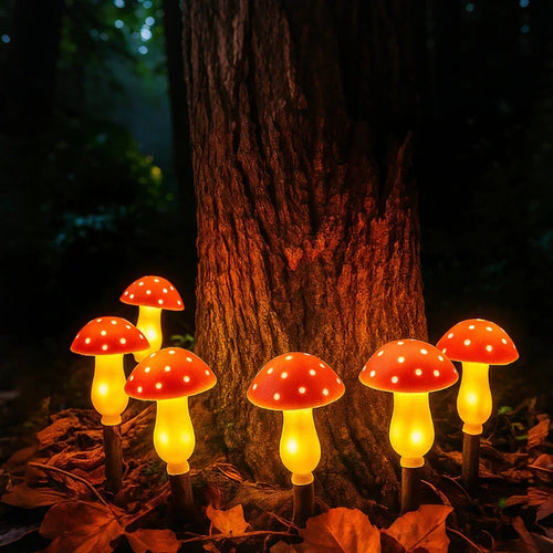 Karnz | MoonlitMushrooms Solar Gartenlichter