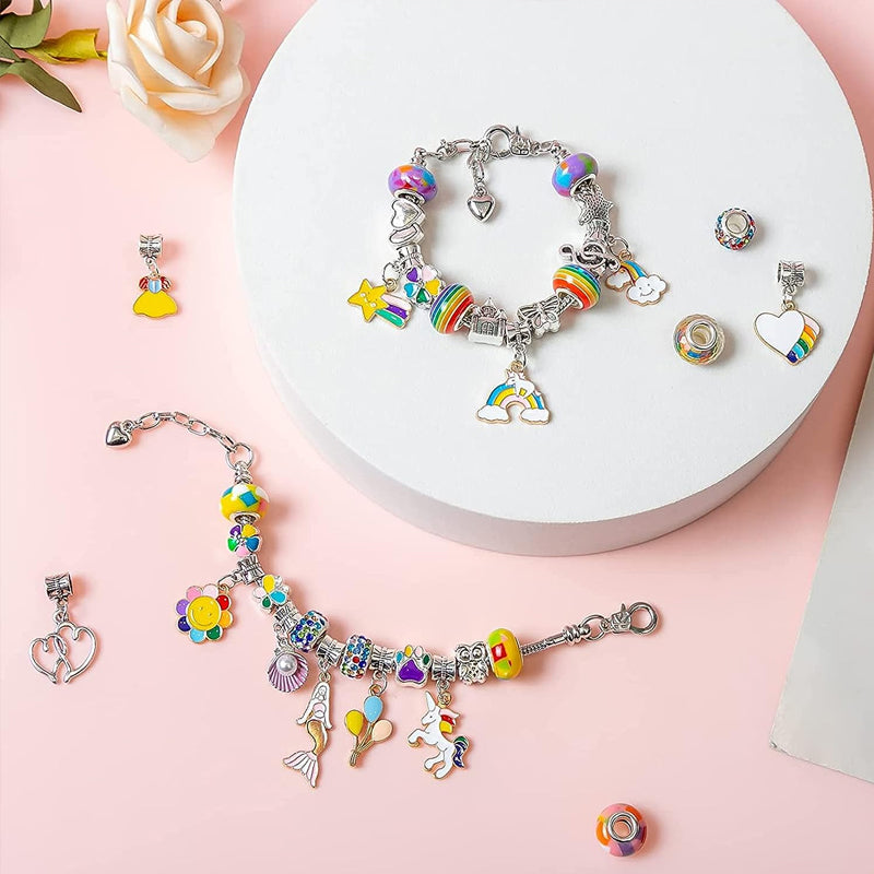 Handgefertigtes Perlenarmband-Set für Kinder