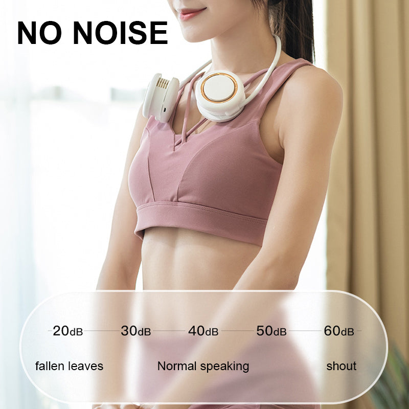 Faltbarer USB Mini Tragbarer Nacken Ventilator | Karnz