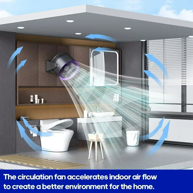 Drahtloser tragbarer leiser Ventilator Zirkulator Luftkühler | Karnz