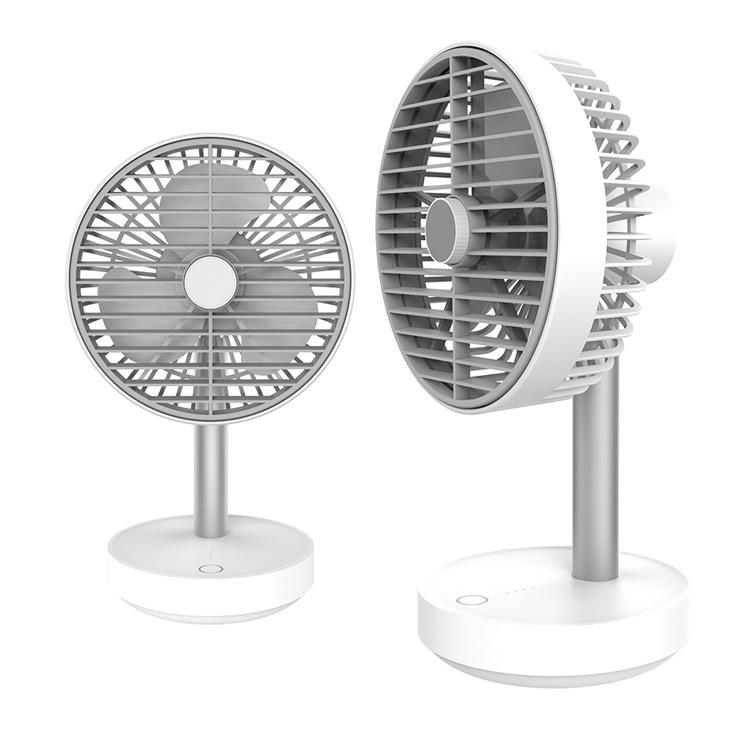 Kabelloser roterender Haube & oszillierender Kopf Tischventilator, super leise, super kühl | Karnz