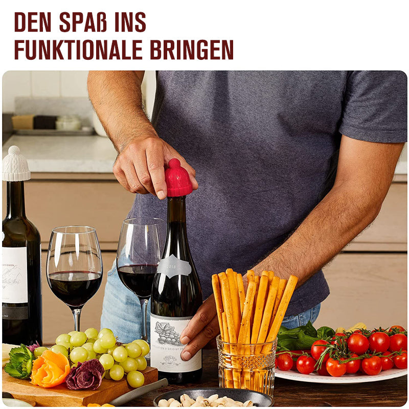 Kreativer Hut Silikon-Weinflaschenstopper | Karnz
