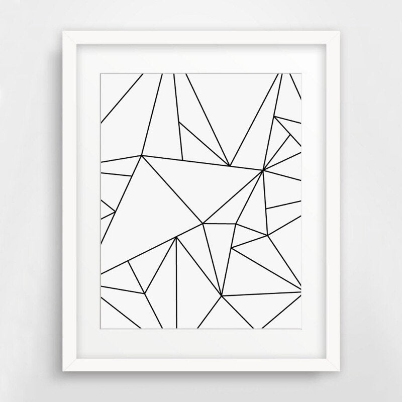 Schwarz & Weiß Nordic Inspirierende Lebenszitate - Leinwand Wandkunst Gemälde