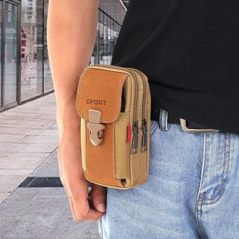 Karnz | Multifunktionale Gürtel-Handytasche für Herren