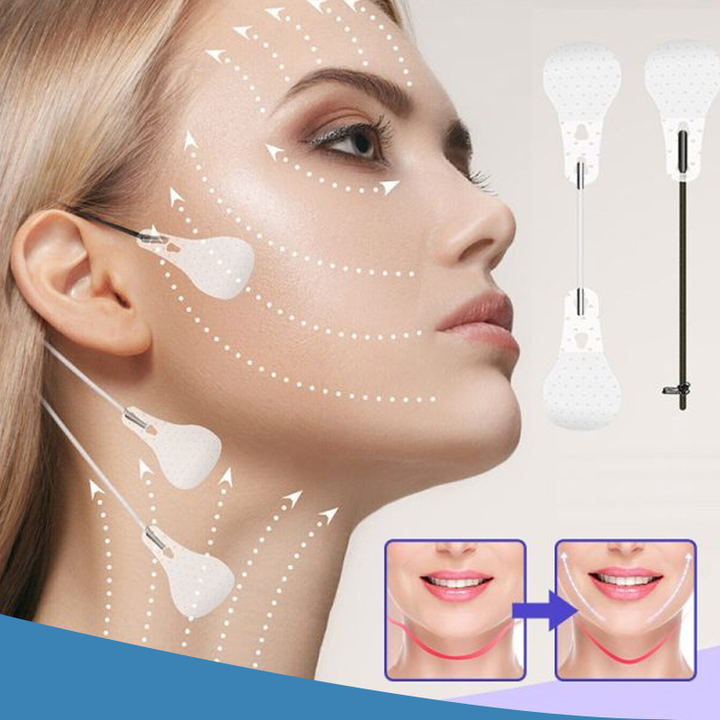 Karnz | Unsichtbare Facelift-Patches | 120er Vorratspack | Ultra-dünne 0,02mm Adhäsions-Technologie | Wasserfest & Hypoallergen | Mechanisches V-Shape Lifting | Transparent