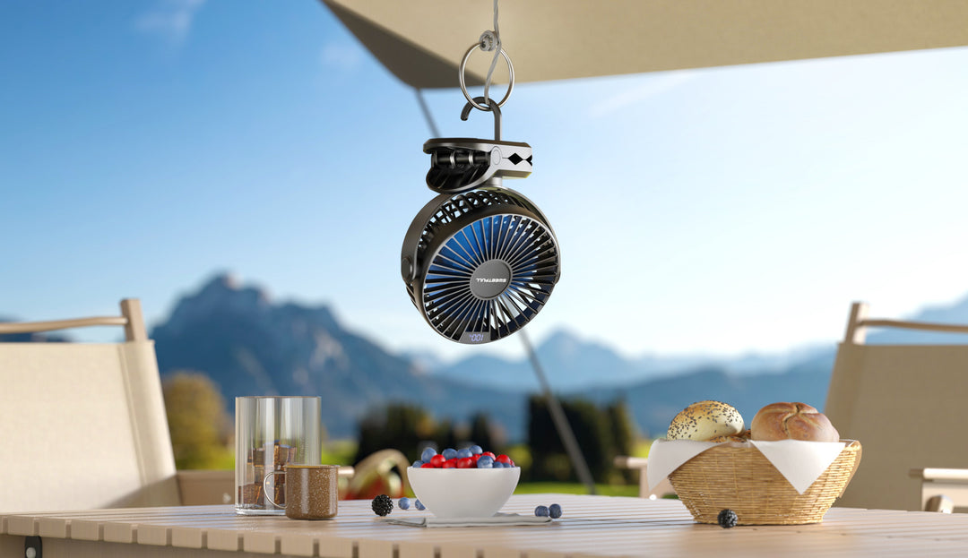 Tragbarer Clip-On Ventilator - Batteriebetriebener Kinderwagenventilator | Karnz