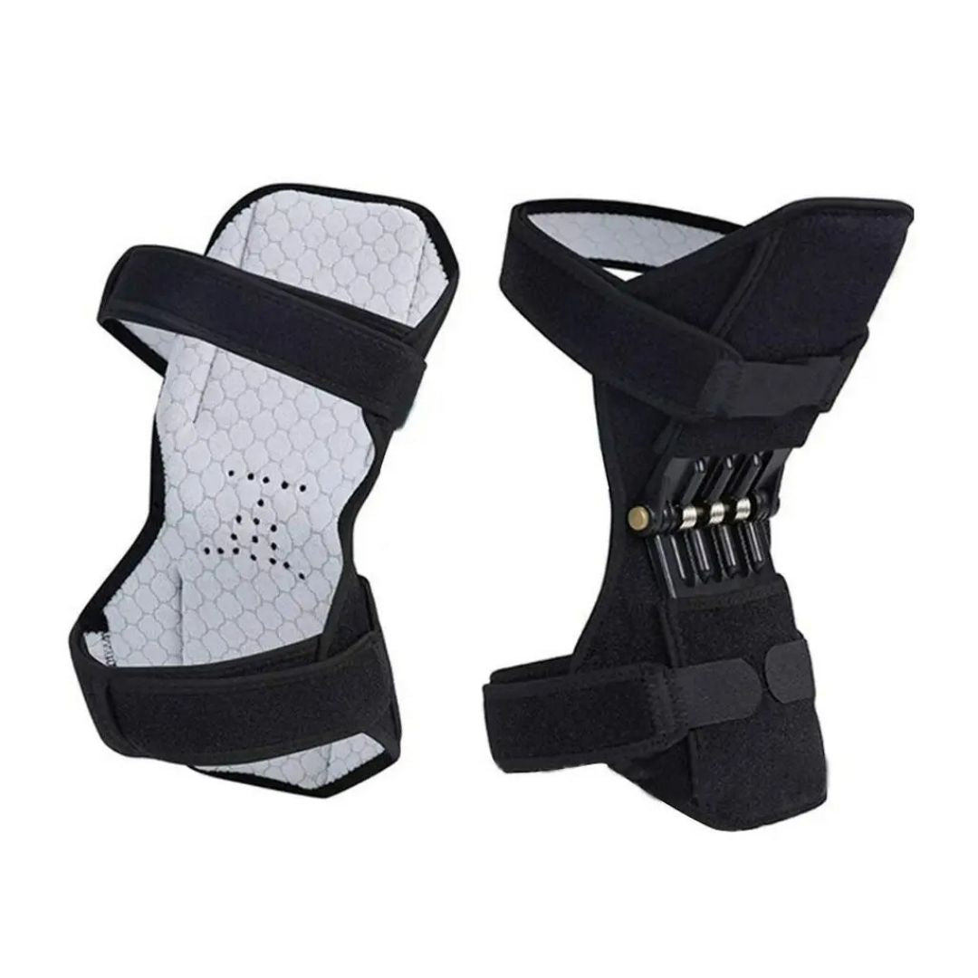 KneeGuard Pro | Set von 2 Scharnier-Kniebandagen-Stabilisatoren zur Schmerzlinderung | Verstellbare Unterstützung bei Knieverletzungen - Arthritis - Nach der Operation Rehabilitation Karnz