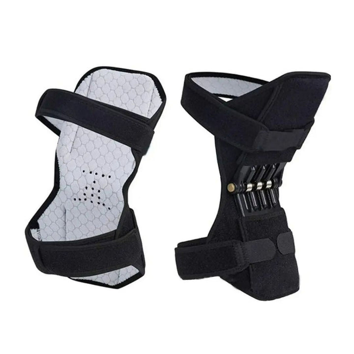 KneeGuard Pro | Set von 2 Scharnier-Kniebandagen-Stabilisatoren zur Schmerzlinderung | Verstellbare Unterstützung bei Knieverletzungen - Arthritis - Nach der Operation Rehabilitation Karnz