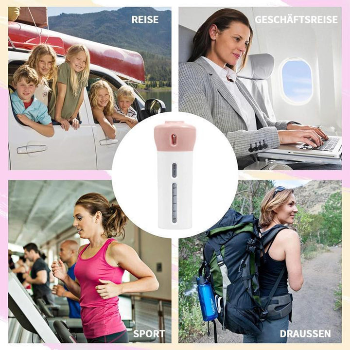 4-in-1 Reisespender für Lotion, Shampoo, Gel usw. | Karnz
